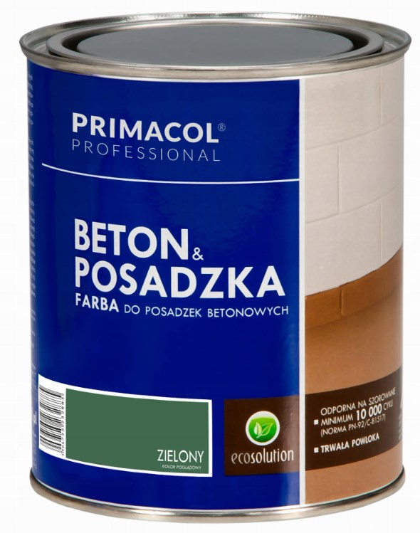 Farba do posadzek betonowych w kolorze zielonym